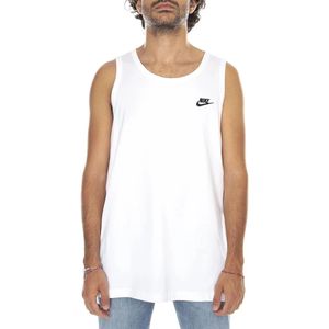 Nike sportswear club tanktop in de kleur wit.