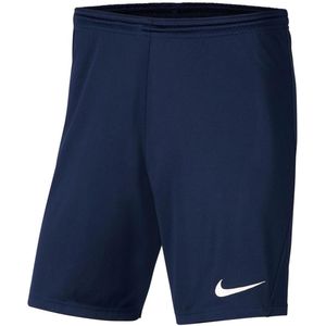 Nike dri-fit park 3 short in de kleur blauw.