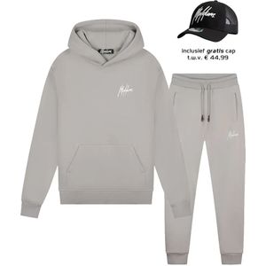 Malelions signature tracksuit in de kleur grijs.