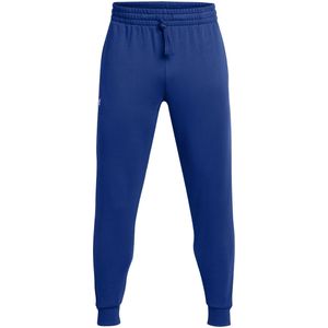 Under armour rival fleece joggingbroek in de kleur blauw.