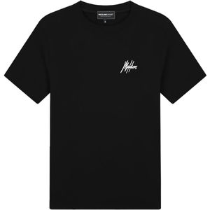 Malelions sport active t-shirt in de kleur zwart.