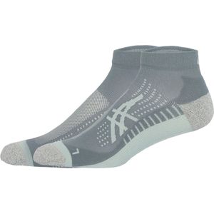 Asics icon run quarter sock in de kleur groen.