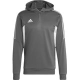 Adidas condivo 22 track hoodie in de kleur grijs.