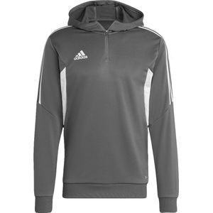 Adidas condivo 22 track hoodie in de kleur grijs.