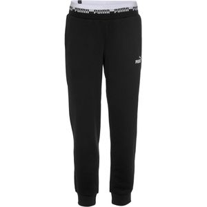 Puma amplified joggingbroek in de kleur zwart.