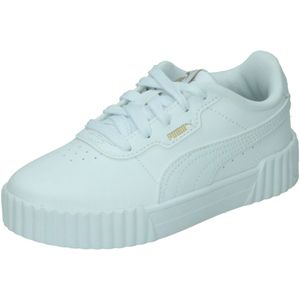 Puma - Carina 3.0 Sneakers - Wit/Goud Metallic - Synthetisch Bovenwerk - Kids