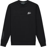 Malelions sport counter sweater in de kleur zwart.