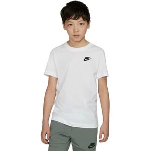 Nike sportswear embered futura t-shirt in de kleur wit.