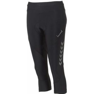 Hummel capri tight in de kleur zwart.