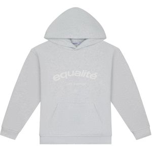 Equalitã© celeste oversized hoodie in de kleur grijs.