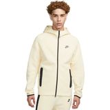 Nike tech fleece full-zip hoodie in de kleur ecru.