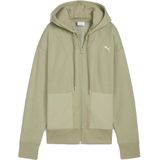 PUMA - HER - Hoodie - Relaxed - Met Volledige Rits - Voor Dames