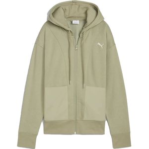 PUMA - HER - Hoodie - Relaxed - Met Volledige Rits - Voor Dames