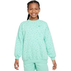 Nike sportswear club fleece sweater in de kleur turquaise/aqua.