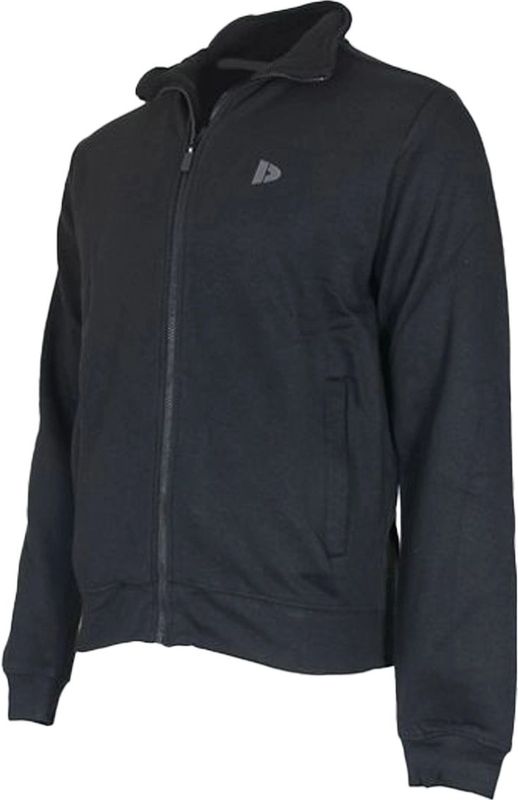 Donnay - Sweatvest zonder capuchon (Bryan) - Sportvest - Heren - Black (020) - maat S