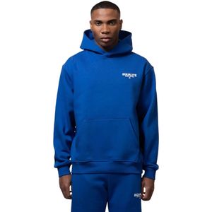 Equalitã© societã© oversized hoodie in de kleur blauw.