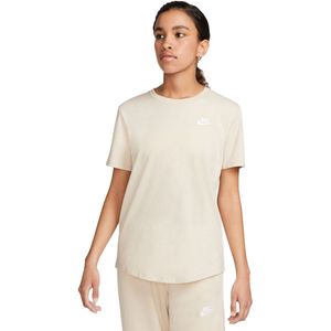 Nike sportswear club essentials t-shirt in de kleur ecru.