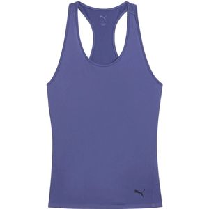 Puma tad essential racerback tanktop in de kleur blauw.