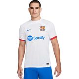 Barcelona wedstrijdshirt uit 23/24 in de kleur wit.