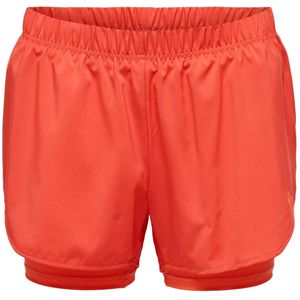 Only play batin loose train shorts in de kleur oranje.