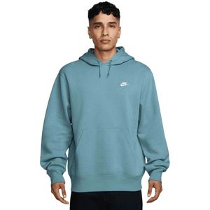 Nike club fleecehoodie in de kleur blauw.