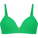 Ten cate triangle bikinitop in de kleur groen.