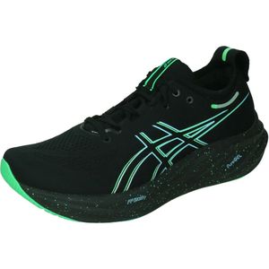 Asics gel-nimbus 26 in de kleur zwart.