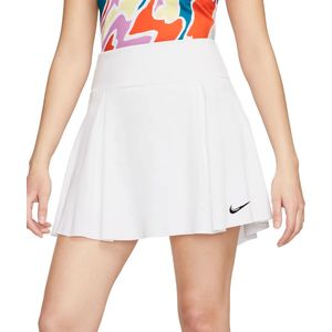Nike dri-fit advantage tennisrok in de kleur wit.