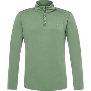 Protest rewill 1/4-zip active skipully in de kleur groen.