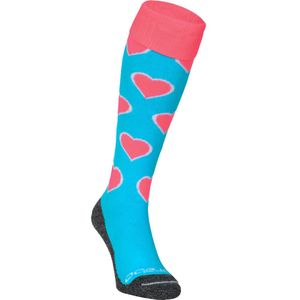 Brabo hearts sokken in de kleur turquaise/aqua.
