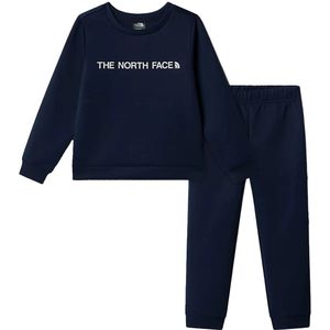 The north face polyesterset in de kleur marine.