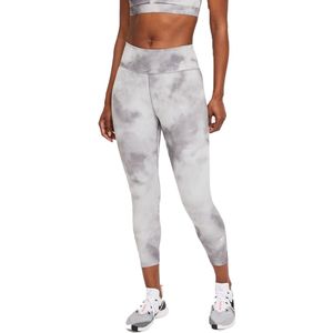 Nike one icon clash legging in de kleur grijs.