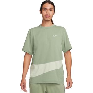 Nike dri-fit uv hyverse t-shirt in de kleur groen.