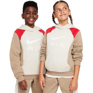 Nike nike air big kids pullover ho in de kleur khaki.