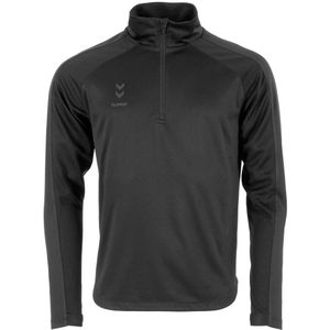 Hummel ground pro quarter zip top in de kleur zwart.