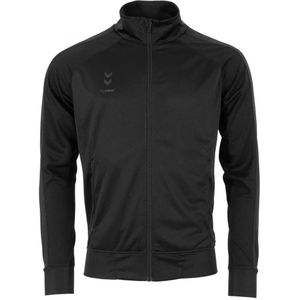 Hummel ground pro full zip jacket in de kleur zwart.