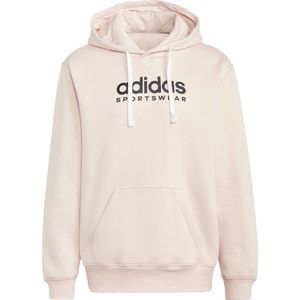 Adidas all szn graphic fleece hoodie in de kleur ecru.