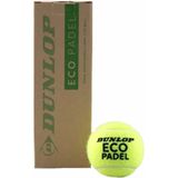 Dunlop eco padel in de kleur geel.