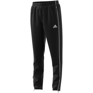 Adidas core 18 trainingsbroek in de kleur zwart/wit.