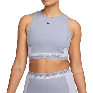 Nike pro dri-fit tanktop in de kleur lila paars.