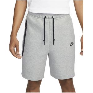 Nike sportswear tech fleece short in de kleur grijs.