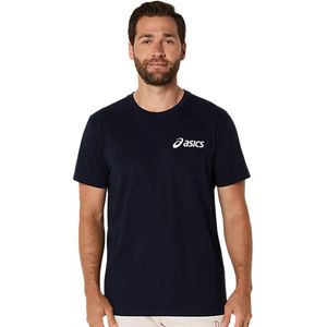 Asics chest logo ss t-shirt in de kleur marine.