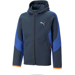 Puma evostripe full-zip hoodie in de kleur zwart.