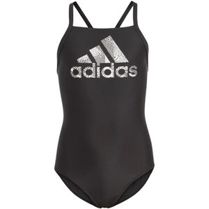 Adidas big logo badpak in de kleur zwart.