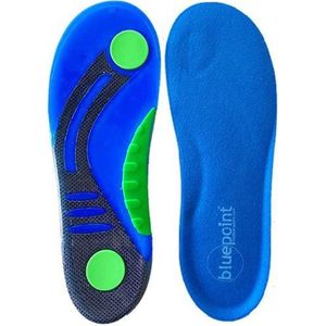 Piri - Sport Bleupoint Gel Inlegzool - Marine - TPR Gel - Triple Density Foam