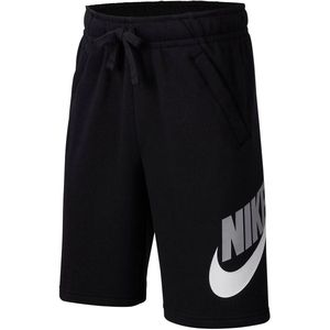 Nike sportswear club fleece short in de kleur zwart.