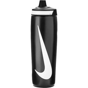 Nike refuel grip bidon in de kleur zwart.