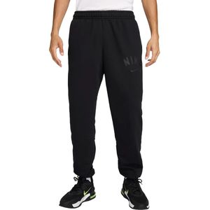 Nike swoosh dri-fit joggingbroek in de kleur zwart.