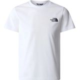 The North Face - Simple Dome - T-shirt - Tnf White - Voor Tieners