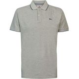 Petrol industries men polo short sleeve in de kleur grijs.